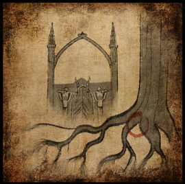 Mapa cueva en el campo