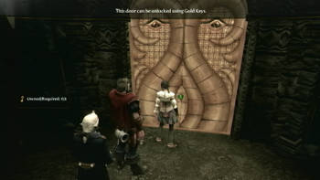 puerta de llave de oro